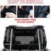 imageStarknightM RZR XP Rear Window Net Compatible with 2014  2023 Polaris RZR XP 1000 2016  2023 Turbo Ventilated Sun Shade Protection Soft Window Mesh OEM 2879507 Parts for 2 Seats ampamp 4 Seats