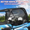 imageStarknightM RZR XP Rear Window Net Compatible with 2014  2023 Polaris RZR XP 1000 2016  2023 Turbo Ventilated Sun Shade Protection Soft Window Mesh OEM 2879507 Parts for 2 Seats ampamp 4 Seats