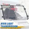 imageStarknightMT 2021 Vented Commander Windshield Commander Sliding Full Window Front Windshield Compatible With 2021 2022 2023 2024 2025 Can Am Commander Max 1000 700 XT DPS