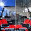 imageStarknightMT 2024 RZR XP 1000 Windshield Vented Windshield Compatible with 2024 2025 POLARIS RZR XP 1000XP 4 1000 UTV Heavy Duty Clear Front Window Accessories