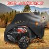 imageStarknightMT 23 Seaters UTV Cover with Air Vents Universal UTV Covers Compatible with Can Am X3 Defender Commander Polaris RZR Ranger CFMOTO ZForce UForce Pioneer Kawasaki Mule TeryxMedium 140Lx 58Wx 75H