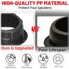 imageStarknightMT 2PCS Speaker Pods for 65 Inch Speakers Universal Angled Surface Mount Speaker Boxes Enclosures for RVs UTVs Trunks Boats Golf Carts ATVs Doors PreDrilled Holes