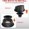 imageStarknightMT 2PCS Speaker Pods for 65 Inch Speakers Universal Angled Surface Mount Speaker Boxes Enclosures for RVs UTVs Trunks Boats Golf Carts ATVs Doors PreDrilled Holes