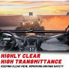 imageStarknightMT Front X3 Flip Windshield Scratch Proof Full Windshield Compatible With CanAm Maverick X3 ampamp X3 Max 2017  Heavy Duty Clear Polycarbonate