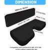 imageStarknightMT RTV Seat Cover Compatible with Kubota RTV 400 ampamp RTV 500 UTV Seat Covers Waterproof Black Seat CoverBlack