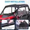 imageStarknightMT RZR 1000 XP Cab Enclosure Upper Doors RZR 2 Seat Soft Side Windows With Zipper Vent Compatible With Polaris 20142023 RZR 1000 XP900XP TURBOS 1000 RZR 1000 XP Accessories