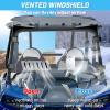 imageStarknightMT RZR 1000 XP Windshield Vented RZR Windshield Compatible with Polaris RZR XP 10004 1000 XP TurboXP 4 Turbo 20192023 Front Window RZR Accessories