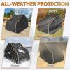 imageStarknightMT RZR UTV Cover 23 Seater  Waterproof 420D Heavy Duty Outdoor Storage Cover Compatible with Polaris RZR Ranger Commander Defender YXZ 1000R Rhino Pioneer Maverick Sport ZFORCE GeneralOrange
