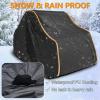 imageStarknightMT RZR UTV Cover 23 Seater  Waterproof 420D Heavy Duty Outdoor Storage Cover Compatible with Polaris RZR Ranger Commander Defender YXZ 1000R Rhino Pioneer Maverick Sport ZFORCE GeneralOrange