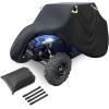 imageStarknightMT RZR UTV Cover 23 Seater  Waterproof 420D Heavy Duty Outdoor Storage Cover Compatible with Polaris RZR Ranger Commander Defender YXZ 1000R Rhino Pioneer Maverick Sport ZFORCE GeneralFluorescent green