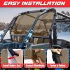 imageStarknightMT RZR Windshield Tinted Back Window Compatible with 20142023 Polaris RZR XP 10004 1000 XP TURBO4 TURBO RZR Accessories Rear Windscreen Strong Polycarbonate Dust Panel