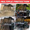 imageStarknightMT RZR Windshield Tinted Back Window Compatible with 20142023 Polaris RZR XP 10004 1000 XP TURBO4 TURBO RZR Accessories Rear Windscreen Strong Polycarbonate Dust Panel