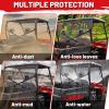 imageStarknightMT Ranger 800 Rear WindshieldCompatible with Polaris Ranger 800 2010 2011 2012 2013 2014Full Size Clear Back Window Accessories