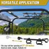 imageStarknightMT Ranger Tie Down Bed Anchors and UTV Gun Rack Compatible with Polaris Ranger 500 570 800 900 1000