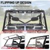 imageStarknightMT Ranger XP 1000 Vented Windshield Ranger Front Windshield with Vents Compatible with Polaris Ranger XP 1000 20172025 Ranger Crew XP 1000 Diesel 20142025Flip Windshield