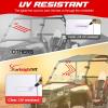 imageStarknightMT ScratchResistant UTV Front Full Windshield SlideVent Windshield Compatible with Polaris RZR 800 S 800 20082014 4 800 20102014 900 XP 20112013 4 900 20122014 570 20122018