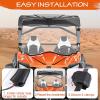 imageStarknightMT ScratchResistant UVResistant ZForce 800 Full Windshield  Compatible with CFMOTO ZForce 800 Trail 800 EX 20142022 500 Trail 20162022 1000 20182019 Fits Roof