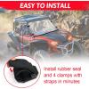 imageStarknightMT Talon 1000 Windshield 20192025 ScratchResistant Clear PC Front Windscreen Compatible with Talon 1000X1000R1000X4 UTV AccessoriesFull Windshield
