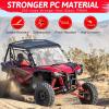 imageStarknightMT Talon 1000 Windshield 20192025 ScratchResistant Clear PC Front Windscreen Compatible with Talon 1000X1000R1000X4 UTV AccessoriesFull Windshield