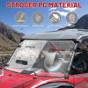 imageStarknightMT Talon 1000 Windshield 20192025 ScratchResistant Clear PC Front Windscreen Compatible with Talon 1000X1000R1000X4 UTV AccessoriesVented Windshield