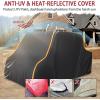imageStarknightMT UTV Cover 2 Seater Full Cover Compatible with Can Am Maverick X3 Turbo  900 Kawasaki CFMOTO RZR Talon SXS HeavyDuty All Weather Protection Cover 23 Seater46 Seater UTV
