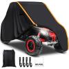 imageStarknightMT UTV Cover 2 Seater Full Cover Compatible with Can Am Maverick X3 Turbo  900 Kawasaki CFMOTO RZR Talon SXS HeavyDuty All Weather Protection Cover 23 Seater23 Seater