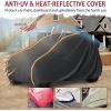 imageStarknightMT UTV Cover 2 Seater Full Cover Compatible with Can Am Maverick X3 Turbo  900 Kawasaki CFMOTO RZR Talon SXS HeavyDuty All Weather Protection Cover 23 Seater23 Seater