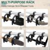 imageStarknightMT UTV Gun Holder 2 Sets  Roll Bar Gun Tool Racks Fits 1quot 15quot175quot and 2quot Roll Bar Compatible with Polaris RZR Ranger CanAm Kawasaki Snowmobile Golf Cart