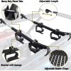 imageStarknightMT UTV Gun Rack  UTV Overhead Gun Holder Roof GunBow Rack with Soft Padding Adjustable Fits 21quot27quot Spacing Compatible with Polaris Ranger Kawasaki Mule Uforce