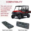 imageStarknightMT UTV Mule Pro Seat Covers 1680D Compatible with Kawasaki Mule PROFXT FX DXT DX 20152023 Waterproof Bench Seat Covers Camouflage AccessoriesCamouflage