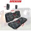imageStarknightMT UTV Pioneer Seat Covers Compatible with 20162025 Pioneer 1000 10005Front Seat10006Front and Rear SeatWaterRepellent Bench Seat Cover BlackCamo