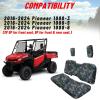 imageStarknightMT UTV Pioneer Seat Covers Compatible with 20162025 Pioneer 1000 10005Front Seat10006Front and Rear SeatWaterRepellent Bench Seat Cover BlackCamo