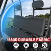 imageStarknightMT UTV Ranger Seat Cover Waterproof Seat Covers Compatible with Polaris Ranger 500 700 800 20022008 Durable Oxford Fabric with Waterproof PU Coating Ranger Seat Accessory PartsBlack