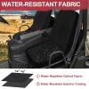 imageStarknightMT UTV Rhino Seat Covers WaterResistant Seat Covers Compatible with Rhino 700 660 450 20042021 1680D Fabric BlackBlack