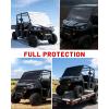 imageStarknightMT UTV Windshield Snow Cover Compatible with CanAm Defender 20162025 and Polaris Ranger XP 1000 20172025 Not RZR Waterproof Transport Windshield Protector for Ice and SnowBlack