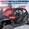 imageStarknightMT Upgrade PRO XP4 Cab Enclosure Upper Doors Compatible with Polaris RZR PRO XP 4 20202024 ampamp RZR Turbo R 4 2022 2023 2024 Can Use With Mirror Windshield Roof Replace OEM 2884665