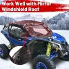imageStarknightMT Upgrade Soft Upper Doors Compatible with Can Am Maverick X3 2Seater Models 20172024  Soft Doors Cab Enclosure Work with Roof Windshield Mirror