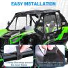 imageStarknightMT Upgraded Soft Upper Doors Compatible with 2026 2025 2024 2023 2022 2021 2020 Kawasaki Teryx KRX 1000Soft Cab Doors Top EnclosureReplace 999941298 Accessories