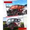 imageStarknightMT X3 MAX Cab Enclosure Upper Doors Upgrade Zipper Vent 4Seat Soft Side Window Compatible With Can Am 20172025 Maverick X3 MAX X Turbo R DS RS RR MR Work with Roof Windshield Mirror