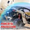 imageStarknightMT X3 Rear Windshield X3 Back Window Windscreen Compatible with 20172025 Can Am Maverick X3ampamp X3 Max Except for XMR Models Heavy Duty Clear