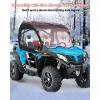 imageStarknightMT ZForce Cab Enclosure Soft Upper Doors with Zippered Windows Compatible with CFMOTO ZForce 800 EXTrail20192022 Zforce 100020182019Windproof Soft Windshield for Easy to Get onoff