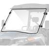 imageStarknightMT UForce 600 Front Windshield Scratchresistant Compatible with CFMOTO UForce 600 20212025800XL 2025 Clear Front Window Used with Hard ampamp Soft Roof PC UTV Full Windshield Accessories