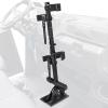 imageStarknightMT UTV Gun Holder UTV Gun Rack Stand Up Gun Mount Compatible with Polaris Ranger RZR Golf Cart General Defender Pioneer Teryx Mule UTV