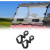 imageStarknightMT UTV Gun Rack and Front Vented Windshield Compatible with Polaris Ranger 800 20102016 Ranger Fullsize 570 20162025