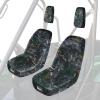 imageStarknightMT UTV Rhino Seat Covers WaterResistant Seat Covers Compatible with Rhino 700 660 450 20042021 1680D Fabric BlackCamo