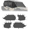 imageStarknightMT UTV Side Window Net Compatible with CFMOTO ZFORCE 950 Sport 4 2024 HighDensity Woven PVC Sun Shade Soft Upper Doors Cab Enclosure