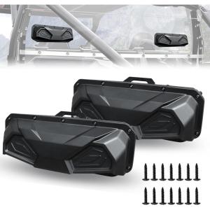 imageStarknightMT 2PCS UTV Windshield Vents UTV Roof Vents Compatible with Polaris RZR General Ranger Maverick Commander Pioneer Teryx KRX Mule For HardCoated Polycarbonate Windshields And Hard Roofs