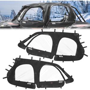 imageStarknightMT Cab Enclosure For RZR XP4 1000 20142023 Upgraded Zipper Soft Upper Doors Waterproof Side Window Compatible With Polaris 20142023 RZR XP 4 10001921 XP4 TURBO