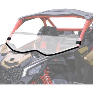 imageStarknightMT Maverick X3 Half Windshield  Scratch Proof X3 Windshield Compatible with Can Am Maverick X3 900 XRS XDS Turbo R Max 20172023 HeavyDuty Polycarbonate Maverick X3 Windshield