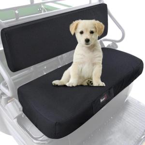 imageStarknightMT Mule Bench Seat Cover Compatible with Kawasaki Mule 600610 20052016 ampamp Mule SX 20172023 Waterproof UTV Seat Cover Accessory PartBlack